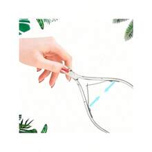 1/8 Pieces Professional Cuticle Cutter And Propeller Manicure Tool Set With Dual Springs - Perfect Nail Care Tool For Home/Spa/Salon Manicure And Pedicure Beauty (Silver) - Silver - View 7