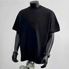 Men T-Shirts - 黑色 - 查看 2