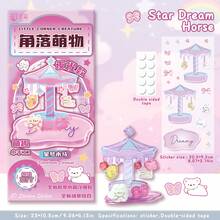 Cartoon Glow-In-The-Dark 3D Embossed Stackable Stickers, Fun Play Stickers, Embossed Stickers, Cute Girl Crystal Stickers, 4 Styles Available, Rich Material Options, Solid Phone & Water Cup Decorative Stickers - 3D Glow-in-the-dark Relief Sticker - View 16