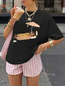 Women T-Shirts - Black - View 1