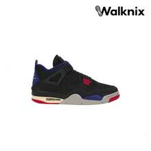 Air Jordan 4 Retro 'Rare Air - White Lettering' Black Fire-Red Deep-Royal-Blue Dark--Grey Tech-Grey Sneakers Men FV5029-003 - 彩色 - 查看 1