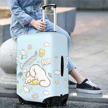 Miniso Vỏ bọc vali Cinnamoroll họa tiết mơ màng ấm áp, bảo vệ vali co giãn có thể giặt, phong cách Kawaii Tea Time chống trầy xước chống bụi cho du lịch - Màu sắc - Xem 2