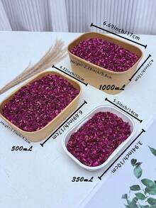 350/500/1000ml Artificial Flowers, Faux Flower Petals - True Red Rose/White Jasmine/Blue Cornflower/White Large Leaf Hydrangea/Apple Leaf (Eucalyptus Leaf), Suitable For Foot Bath, Body Bath, Spa, Wedding, Home Fragrance, DIY Crafts, Etc. - White Jasmine Petals - View 6
