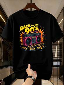 Men T-Shirts - Black - View 2