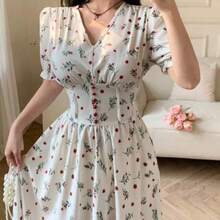 Women Midi Dresses - Multicolor - View 1