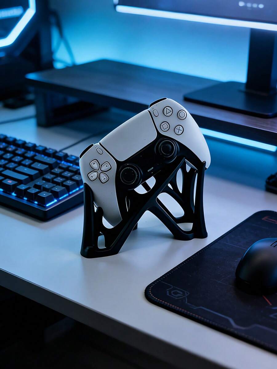 1pc Coral Shaped Game Controller Stand, Universal Game Controller Desktop Holder, Fashion Coral Style Controller Display Rack Suitable For All Game Controllers - View 1