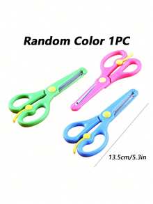 6pcs Decorative Edge Scissors Set, ABS Resin Paper Cutting Scissors, 6 Patterns, Smooth Cutting, Colorful & Fun, Back To School Supplies - Multicolor - View 12