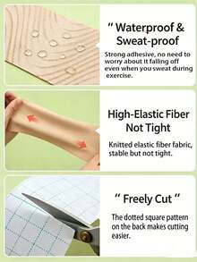 Nipple Covers Concealer Pads, Push-Up Strapless Breast Pads, Invisible Adhesive Breast Stickers For Women, Suitable For Swimwear, Invisible Adhesive Bra Lift, Clothing Coverage, Tank Tops, Beach Swimming, Hot Springs, Travel, Vacation, Water Park, Swimming Pool, Camisole, Daily Wear, Bathing, Beach, Wedding, Summer, Breast Tape - Multiple Styles - View 9