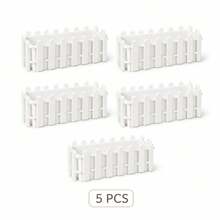 White Plastic Fence Planter Box Rectangular Flower Pot For Indoor Outdoor Garden Patio Balcony Windowsill Tabletop Succulent Herb Vegetable Plant Container - Fence Flower Pots - View 16