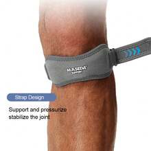 1pc Adjustable Patella Support Strap, Stable Knee Joint Support, Suitable For Men And Women Sports, Fitness, Running, Basketball - Multicolor - View 4