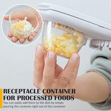 1pc Heavy Duty Manual Egg Slicer, Chopper And Cutter - This Multi-Functional Egg Cutting Device Features A Circular Blade For Precise Cutting. It Is A Convenient Kitchen Tool For Making Omelets And Salads - White - View 8