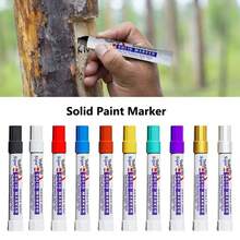 Solid Paint Marker, Oil-Based Ink, High Temperature Resistant, Waterproof Solid Paint Marker - Plata - Ver 4