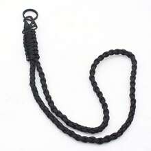 1PC 50cm Braided Paracord Keychain Lanyard, Handmade Style, Multiple Colors Available, Neck Strap With Metal Clip And Key Ring, For Keys And Daily Carry, Key Holder For Camping, Hiking, Travel And Outdoor Activities - Multicolor - View 10