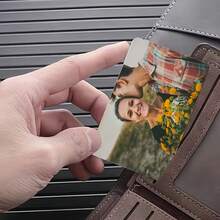 1pc Custom Wallet Card,Couple Photo Card,Custom Wallet Insert Card, Perfect Gift For Husband, Boyfriend,Or Partner,Birthday Gift,Father's Day Gift - Multicolor - View 6