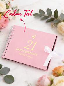 Personalized Heart-Shaped Multi-Color Scrapbook Photo Album, Suitable For Birthday Milestones And Core Memories, Customized Scrapbook Gift - Multicolor - View 4