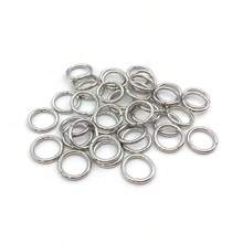 4/5/6/7/8/10mm 不鏽鋼開口跳環，珠寶手工 DIY 手鍊耳環項鍊連接環鏈環 - 鋼色 - 查看 7
