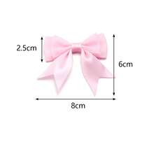 10pcs/Pack Double Layer Polyester Ribbon Bows, Ins Style Hair Accessories, Gift Wrapping Material, Suitable For Wedding Invitations, Wreaths, DIY Crafts, Christmas Decorations, DIY Home Decor, Wedding Parties And Valentine's Day Gift Wrapping - Bow - View 8