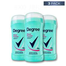 Degree Women Sheer Powder 48H Odor Protection Deodorant Stick 2.6oz / 74g Pack Of 3 - 多樣化香型 - 查看 11