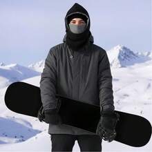 Cycling Headwear Autumn/Winter Multi-Functional Outdoor Sports Neck Gaiter Face Mask Fleece Warm Head Cover Hat - Multicolor - View 4