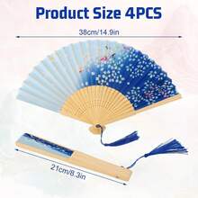 Ventagli decorativi - 4pz - Visualizzare 2