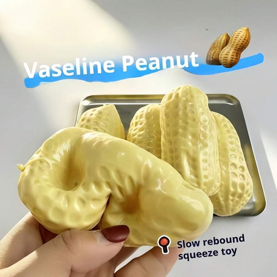 Đồ chơi bóp giảm căng thẳng làm thủ công nhồi lạc siêu chậm đàn hồi - Đồ chơi dính & dễ tạo hình giảm căng thẳng, kết cấu mềm & dính, quà tặng giảm căng thẳng bàn làm việc - Đồ chơi bóp mềm, đồ chơi giảm căng thẳng mềm lớn, nhồi bột chậm đàn hồi/ không đàn hồi tự do tạo hình. Đồ chơi giảm căng thẳng, quà tặng cho nam, đồ chơi giảm áp lực, quà sinh nhật, quà tiệc, quà lễ hội, quà Valentine/Phục sinh/Halloween/Giáng sinh/Năm mới - Hoàn hảo