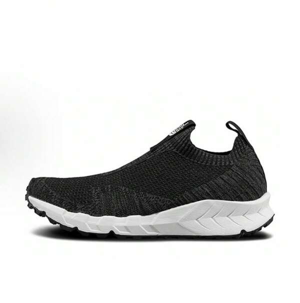 The North Face Men's Casual Shoes Made Of Fabric, Black In Color, With Shock Absorption, Slip Resistance, Wear Resistance, Breathability, And Lightwei