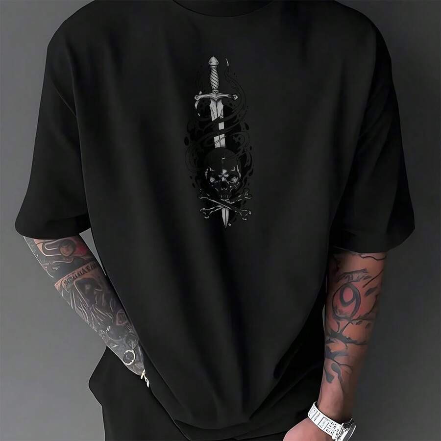 Men T-Shirts - Black - View 1