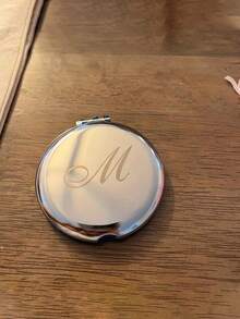 Personalized Engraved Mirror, Customized Pocket Mirror, Christmas Gift For Her, Bridesmaid Gift, Birth Flower Makeup Mirror, Pocket Mirror For Her, Bridesmaid Thank You Gift, Bridal Party Gift - Multicolor - View 12