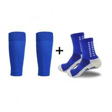 2 Pairs Men's Crew Athletic Socks, Non-Slip Shock Absorbing Comfortable Sports Socks For Men Basketball Football Outdoor Training Running - Multicolor - View 7