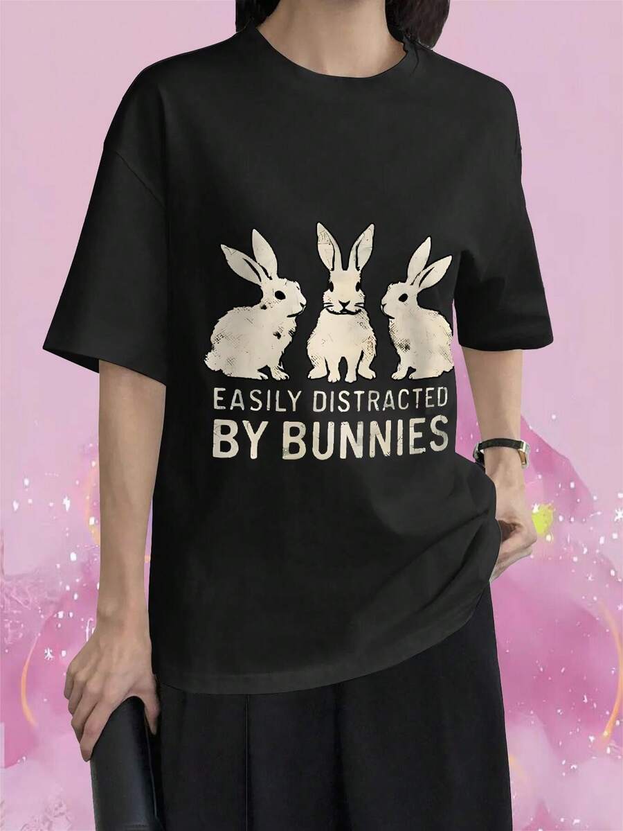 Women T-Shirts - Black - View 1