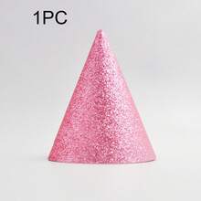 Personalized Photo Party Hat, Customized Glitter Birthday Party Hat, Customized Photo Paper Party Hat, Unisex, Decorative, Suitable For Weddings, Anniversaries, Baby Showers, Group Celebrations, Birthday Party Decor, Birthday Gifts, Photo Props - Multicolor - View 13