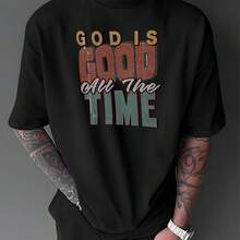 Men T-Shirts - 黑色 - 查看 6