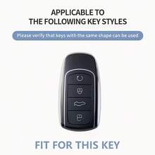 Premium Zinc Alloy Key Shell For Chery, Compatible With Tiggo 7/8/9, Omoda 5, Jaecoo 7/8, Arrizo 8, Shockproof And Wear-Resistant Key Protective Cover, Key Carabiner Pendant - Carabiner - View 4