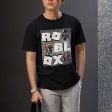 Fun  Gamer Adult T-Shirt Unisex Gift For Christmas Gaming Tee For Her Birthday Present Video Game Shirt For Him - 黑色 - 查看 1