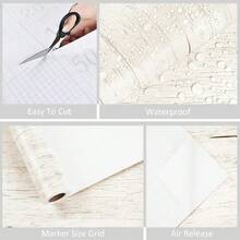 Furniture Wood Decoration Paper Waterproof Vinyl Wall Sticker PVC Self Adhesive Wallpaper Kitchen Counter Cabinet Door Sticker - AQUÍ ESTAMOS - Ver 4