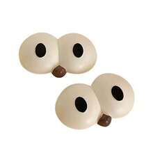 2/4pcs DIY Shoe Charms For Clogs, Cute Big Eye Cartoon Fun Shoe Decorations, Fashion Accessories - Suitable For Various Clogs - Multicolor - View 6