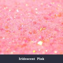Holographic Chunky Nail Glitter, 120ML Chunky And Fine Mixed Craft Glitter, Bulk Laser Sequin Glitter For Nail Art,Epoxy Resin Tumbler Jewelry Making Glitter - Baby Pink - View 2