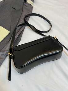 Bolsa transversal feminina da moda - Preto - Ver 7