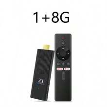 A TV Stick Android 10 Allwinner H313 Quad-Core 4G/5G WiFi HD 4K Z1 Smart Media Player Bluetooth 5.0 Voice Remote IPTV - Black - View 12