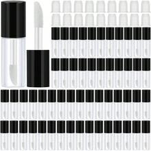 1.2ml Transparent Small Refillable Empty Lip Balm Tube Lip Gloss Bottle Women DIY Cosmetics (Black - Multicolor - View 6