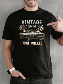 Men T-Shirts - Black - View 1