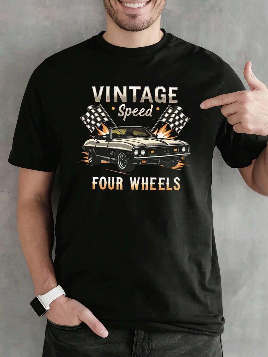 Men T-Shirts - Black - View 1