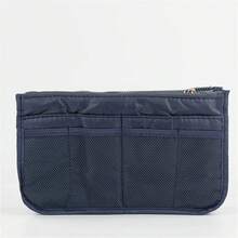 Bolsa de Almacenamiento Multifuncional Plegable con Doble Cremallera, Gran Capacidad para Organizar Maquillaje y Artículos de Aseo, Bolsa de Clasificación Grande - Neón/Fluorescente - Ver 1