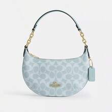 Coach Women's Mini Payton Chain Top Handle Bag - 淺藍色簽名 - 查看 1