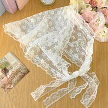 1/2pcs Rok Dalam Tulle Berlapis Baru dengan Lapisan Dalam dan Renda, Rok Motif Bunga, Gaya Sepanjang Musim - MultiWarna - View 1