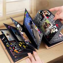 Foldable Multi-Panel Photo Frame, DIY Graduation Collage Photo Album, 2026 Class Desktop Display Souvenir, Graduation Party Decoration, Ideal Graduation Gift For Father's Day And Eid Al-Adha, Student Commemorative Exchange Keepsake - Color - View 5