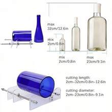 1 Set Glass Bottle Cutting Tool Kit - No Electricity Required, Glass Cutting Tool Set, Suitable For Craft Projects, Cutting Tool. - Cutting Tools - View 11