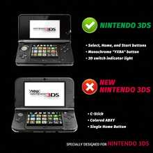 1pc/2pcs Transparent Crystal Box 3DSLL Crystal Shell 3DS Game Accessories NEW 3DSLL Game Protective Case - Clear - View 7