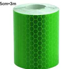 1pc Adhesive Reflective Warning Grid Sticker - A - View 8