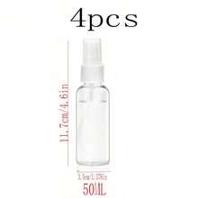 4pcs 30ml Refillable Spray Bottles, Portable Reusable Fine Mist Sprayer Bottles, Travel Size Cosmetic Sample Spray Containers - Clear - View 15